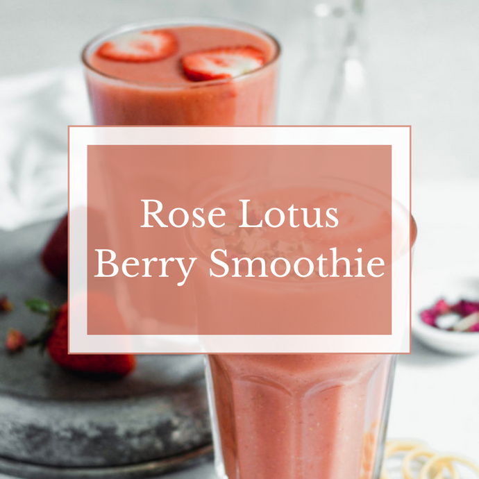 Rose Lotus Berry Smoothie