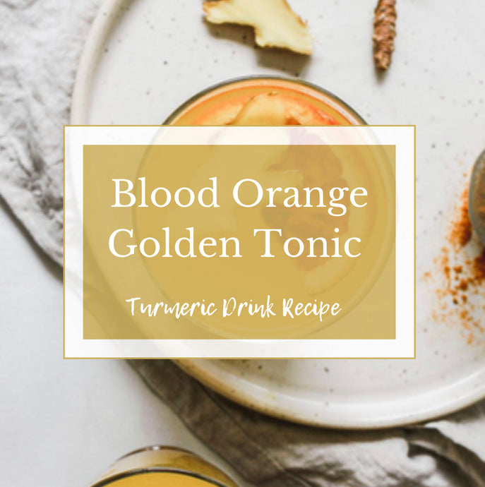 Blood Orange Turmeric Tonic