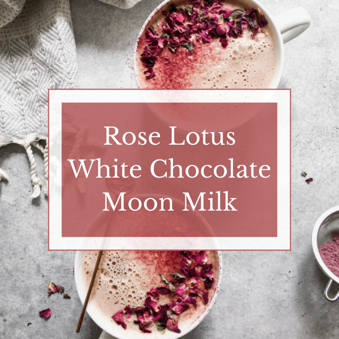 Rose Lotus White Chocolate Moon Milk