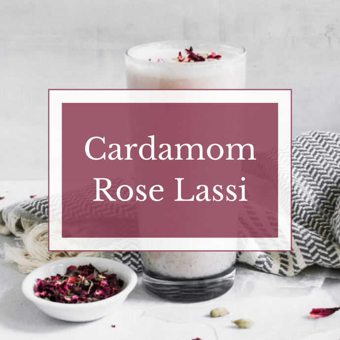 Cardamom Rose Lassi